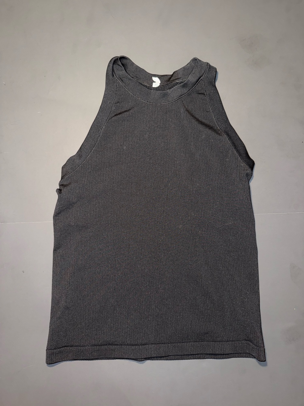 Athleta Men's Black Ribbed Tank Top